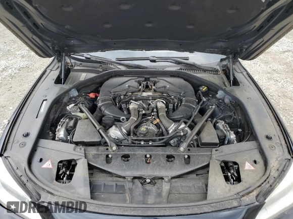 2015 BMW 7 Series 750Li with VIN WBAYE8C50FD781398, listed as a Copart auction lot 49519484 with 54,075 mi miles and Salvage Title. Bid and sale history available at carsss.com. Image 11.