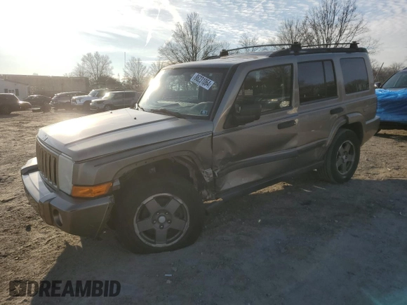 2006 Jeep Commander with VIN 1J8HG48K56C293759, listed as a Copart auction lot 86231064 with 173,203 mi miles and Salvage Title. Bid and sale history available at carsss.com. Image 1.