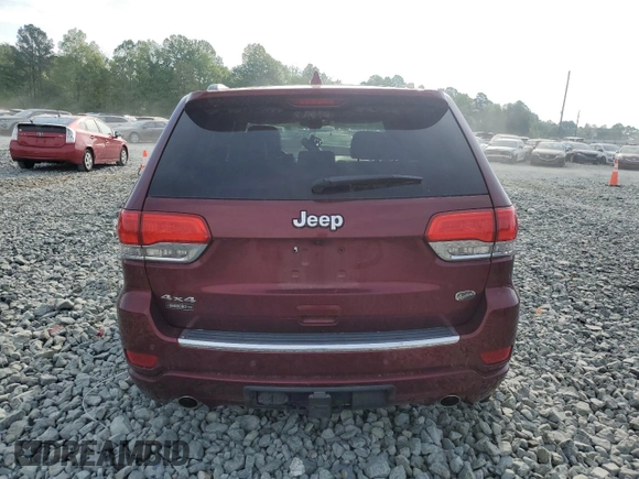 2017 Jeep Grand Cherokee Overland z VIN 1C4RJFCG5HC615878, wystawiony jako Copart lot #52087675 z przebiegiem 90 353 mil mil oraz Szkody całkowita. Historia ofert i sprzedaży dostępna na DreamBid. Obrazek 6.
