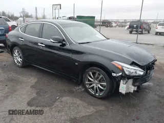 2017 Infiniti Q70 3.7 with VIN JN1BY1AP0HM741243, listed as a IAAI auction lot 41694884 with 236,130 mi miles and . Bid and sale history available at DreamBid. Image 1.