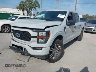 2023 Ford F-150 XL with VIN 1FTEW1C54PFB59130, listed as a IAAI auction lot 41072260 with 45,972 mi miles and . Bid and sale history available at DreamBid. Image 2.