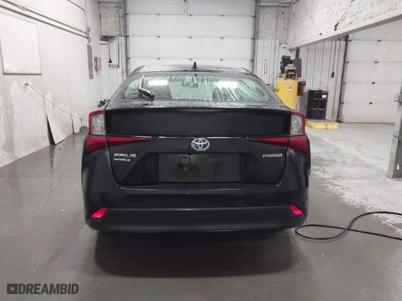 2019 Toyota Prius LE with VIN JTDL9RFU7K3012052, listed as a IAAI auction lot 41605304 with 53,860 mi miles. Bid and sale history available at carsss.com. Image 17.