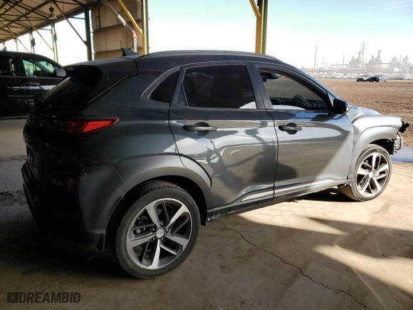 2019 Hyundai Kona Ultimate with VIN KM8K53A5XKU198339, listed as a Copart auction lot 85331724 with 60,709 mi miles and Clean Title. Bid and sale history available at carsss.com. Image 3.
