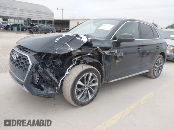2023 Audi Q5 S line Premium Plus with VIN WA1EAAFY7P2002973, listed as a IAAI auction lot 41635718 with 38,943 mi miles. Bid and sale history available at carsss.com. Image 18.