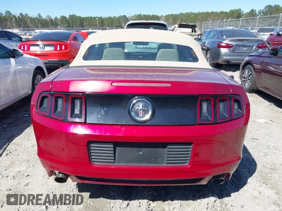 2014 Ford Mustang V6 with VIN 1ZVBP8EM8E5322665, listed as a IAAI auction lot 41817768 with 97,405 mi miles. Bid and sale history available at carsss.com. Image 17.
