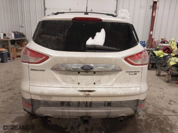 2014 Ford Escape Titanium with VIN 1FMCU9J9XEUE37566, listed as a IAAI auction lot 41412152 with 137,108 mi miles. Bid and sale history available at carsss.com. Image 16.