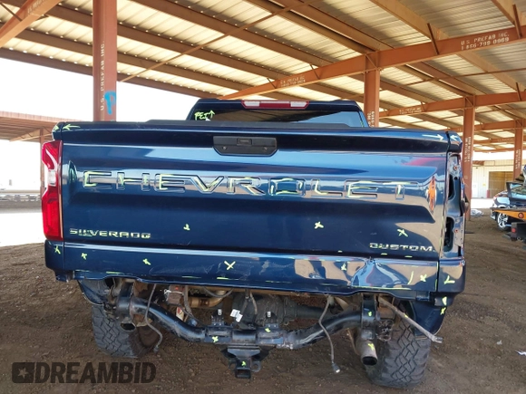 2021 Chevrolet Silverado 1500 Custom Trail Boss with VIN 1GCPYCEF8MZ364271, listed as a IAAI auction lot 41997034 with 37,574 mi miles and . Bid and sale history available at DreamBid. Image 16.