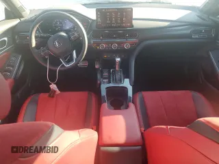 2024 Acura Integra w/A-Spec Technology Package with VIN 19UDE4H63RA021744, listed as a Copart auction lot 74802314 with 6,667 mi miles and Salvage Title. Bid and sale history available at carsss.com. Image 8.