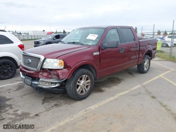 2005 Ford F-150 XLT with VIN 1FTPW12505FA86524, listed as a IAAI auction lot 41782919 with 80,549 mi miles. Bid and sale history available at carsss.com. Image 2.