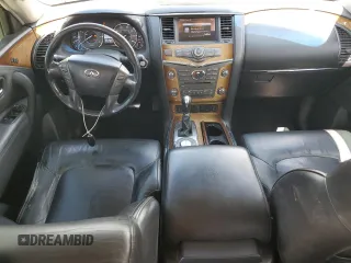 2011 Infiniti QX56 8-passenger with VIN JN8AZ2ND0B9701819, listed as a Copart auction lot 54975635 with 186,584 mi miles and Clean Title. Bid and sale history available at carsss.com. Image 8.