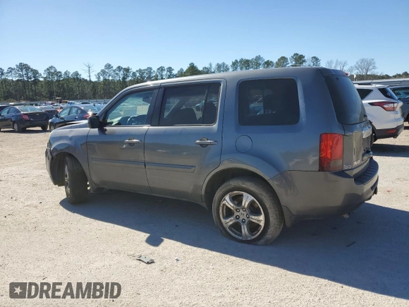 2012 Honda Pilot EX-L with VIN 5FNYF4H64CB035969, listed as a Copart auction lot 47295355 with 0 mi miles and Salvage Title. Bid and sale history available at carsss.com. Image 2.