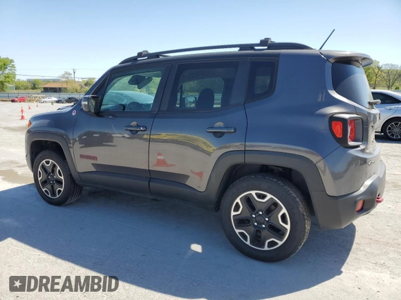 2016 Jeep Renegade Trailhawk with VIN ZACCJBCTXGPD70324, listed as a Copart auction lot 52681495 with 195,442 mi miles and Salvage Title. Bid and sale history available at carsss.com. Image 2.