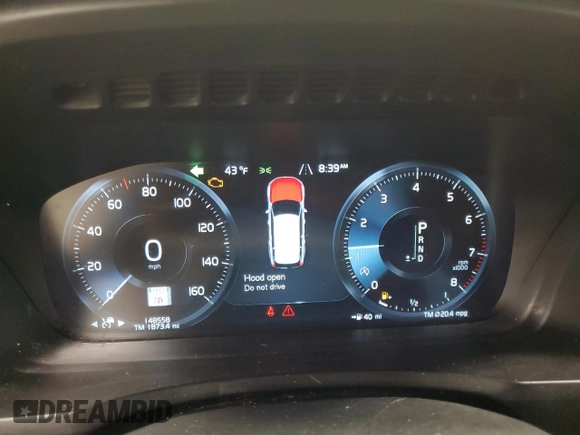 2017 Volvo XC90 Momentum with VIN YV4A22PK2H1173958, listed as a Copart auction lot 49485315 with 148,558 mi miles and Salvage Title. Bid and sale history available at carsss.com. Image 9.