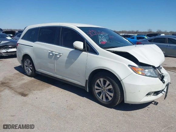 2015 Honda Odyssey EX with VIN 5FNRL5H45FB033248, listed as a IAAI auction lot 41775255 with 163,950 mi miles. Bid and sale history available at carsss.com. Image 1.