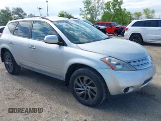 2007 Nissan Murano SL z VIN JN8AZ08T27W502156, wystawiony jako IAAI lot #42346261 z przebiegiem 140 730 mil mil oraz . Historia ofert i sprzedaży dostępna na DreamBid. Obrazek 1.