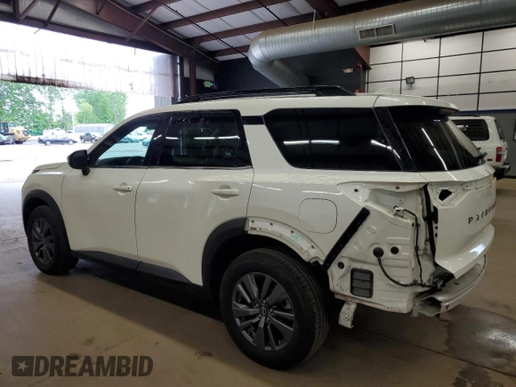 2023 Nissan Pathfinder SV с VIN 5N1DR3BC1PC244857, выставлен на аукционе Copart как лот 58160795 с пробегом 42 417 миль миль и Чистый • Clean title. История ставок и продаж доступна на DreamBid. Изображение 2.