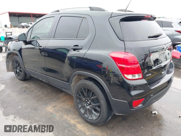 2022 Chevrolet Trax LT with VIN KL7CJLSM4NB505219, listed as a IAAI auction lot 41294164 with 21,644 mi miles. Bid and sale history available at carsss.com. Image 3.