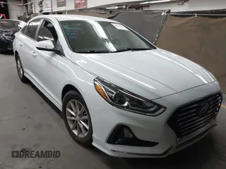 2018 Hyundai Sonata SE with VIN 5NPE24AF9JH698963, listed as a IAAI auction lot 42107412 with 107,047 mi miles and . Bid and sale history available at carsss.com. Image 1.