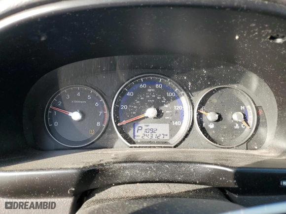 2011 Hyundai Santa Fe GLS with VIN 5XYZGDAB5BG049430, listed as a Copart auction lot 44577825 with 243,127 mi miles and Clean Title. Bid and sale history available at carsss.com. Image 9.