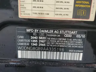 2010 Mercedes-Benz S 550 z VIN WDDNG8GB9AA335198, wystawiony jako Copart lot #57104175 z przebiegiem 43 121 mil mil oraz Szkody całkowita. Historia ofert i sprzedaży dostępna na DreamBid. Obrazek 12.