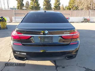 2018 BMW 7 Series 750i with VIN WBA7F0C50JGM24160, listed as a IAAI auction lot 41448519 with 138,742 mi miles. Bid and sale history available at carsss.com. Image 16.