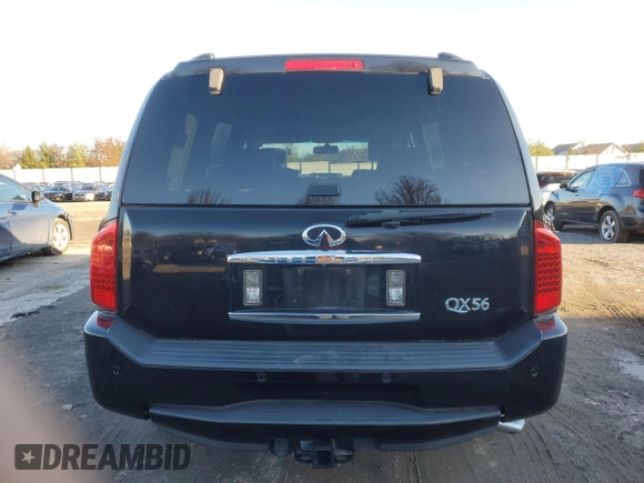 2007 Infiniti QX56 with VIN 5N3AA08C37N806379, listed as a Copart auction lot 86931164 with 276,986 mi miles and Clean Title. Bid and sale history available at carsss.com. Image 6.