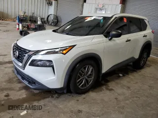 2021 Nissan Rogue S with VIN 5N1AT3ABXMC774009, listed as a Copart auction lot 58187085 with 72,321 mi miles and Salvage title. Bid and sale history available at DreamBid. Image 1.