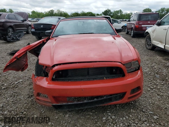 2013 Ford Mustang V6 with VIN 1ZVBP8EM8D5209863, listed as a Copart auction lot 56799405 with 120,342 mi miles and Salvage title. Bid and sale history available at DreamBid. Image 5.
