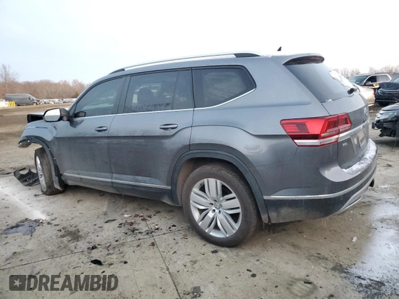 2019 Volkswagen Atlas SEL with VIN 1V2MR2CA5KC611651, listed as a Copart auction lot 86368654 with 54,066 mi miles and Salvage title. Bid and sale history available at DreamBid. Image 2.