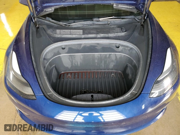 2022 Tesla Model 3 with VIN 5YJ3E1EA6NF369198, listed as a Copart auction lot 55362895 with 85,860 mi miles and Clean Title. Bid and sale history available at DreamBid. Image 11.