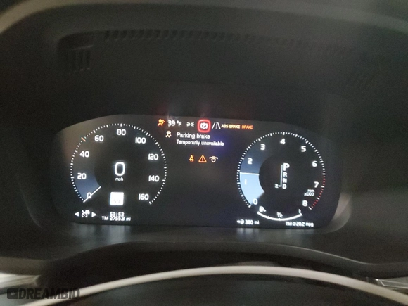 2020 Volvo XC60 Inscription with VIN YV4102RL1L1474466, listed as a Copart auction lot 43901535 with 53,153 mi miles and Non Repairable. Bid and sale history available at carsss.com. Image 9.