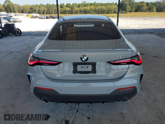 2022 BMW 4 Series 430i with VIN WBA53AP02NCK07114, listed as a Copart auction lot 72382224 with 45,268 mi miles and Salvage Title. Bid and sale history available at carsss.com. Image 6.