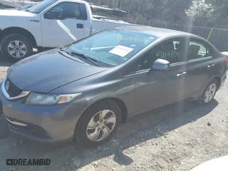 2013 Honda Civic Sdn LX with VIN 2HGFB2F59DH524429, listed as a IAAI auction lot 42114834 with 280,101 mi miles. Bid and sale history available at carsss.com. Image 17.