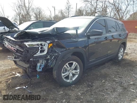 2022 GMC Terrain SLE with VIN 3GKALTEV8NL128910, listed as a IAAI auction lot 41843572 with 86,682 mi miles and . Bid and sale history available at DreamBid. Image 2.