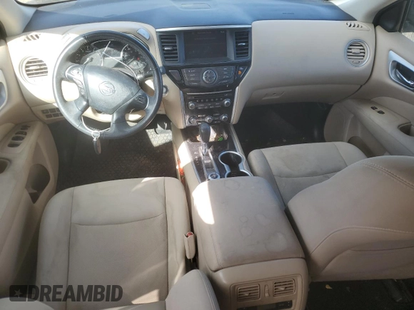 2017 Nissan Pathfinder SV with VIN 5N1DR2MM0HC643292, listed as a Copart auction lot 49462315 with 100,389 mi miles and Clean Title. Bid and sale history available at carsss.com. Image 8.