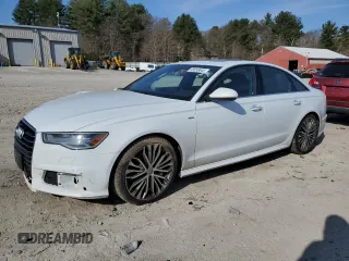 2016 Audi A6 2.0T Premium Plus with VIN WAUGFAFC9GN073866, listed as a Copart auction lot 48656645 with 155,461 mi miles and Salvage Title. Bid and sale history available at carsss.com. Image 1.
