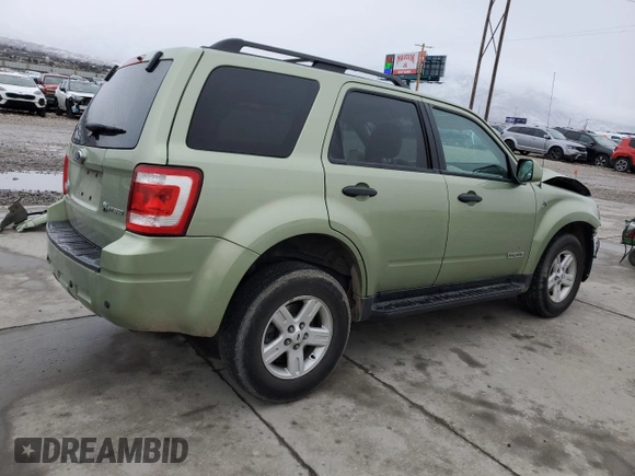 2008 Ford Escape Hybrid with VIN 1FMCU59H58KD21566, listed as a Copart auction lot 51238325 with 34,288 mi miles and Salvage title. Bid and sale history available at DreamBid. Image 3.