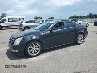 2013 Cadillac CTS Premium with VIN 1G6DP5E3XD0166905, listed as a Copart auction lot 64550195 with 146,805 mi miles and Salvage title. Bid and sale history available at DreamBid. Image 1.