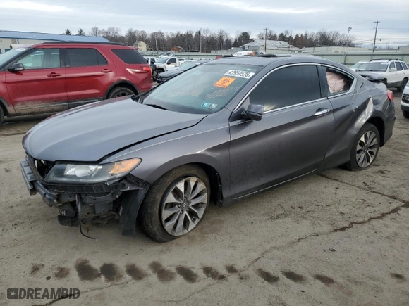 2014 Honda Accord Coupe EX-L with VIN 1HGCT1B8XEA012527, listed as a Copart auction lot 43950525 with 188,292 mi miles and Salvage Title. Bid and sale history available at carsss.com. Image 1.