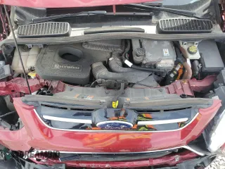 2017 Ford C-Max SE with VIN 1FADP5AU2HL117185, listed as a Copart auction lot 50400125 with 90,133 mi miles and Salvage Title. Bid and sale history available at carsss.com. Image 14.