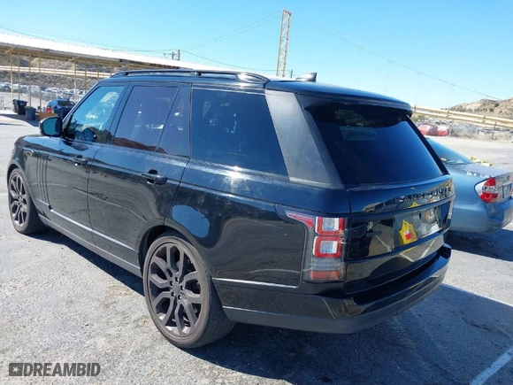 2017 Land Rover Range Rover with VIN SALGS2FE9HA347512, listed as a IAAI auction lot 41616415 with 53,913 mi miles. Bid and sale history available at carsss.com. Image 3.