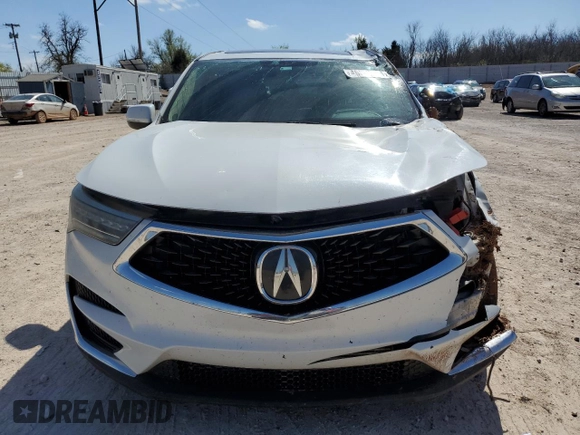 2020 Acura RDX w/Technology Pkg with VIN 5J8TC2H58LL023661, listed as a Copart auction lot 46569194 with 107,539 mi miles and Salvage Title. Bid and sale history available at carsss.com. Image 5.