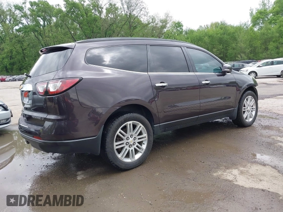 2015 Chevrolet Traverse LT with VIN 1GNKVGKD2FJ201718, listed as a IAAI auction lot 42138988 with 176,586 mi miles and . Bid and sale history available at DreamBid. Image 4.