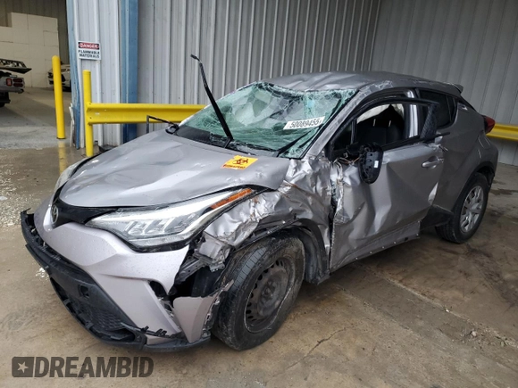 2020 Toyota C-HR LE with VIN JTNKHMBX5L1080523, listed as a Copart auction lot 50089455 with 96,411 mi miles and Non Repairable. Bid and sale history available at carsss.com. Image 1.