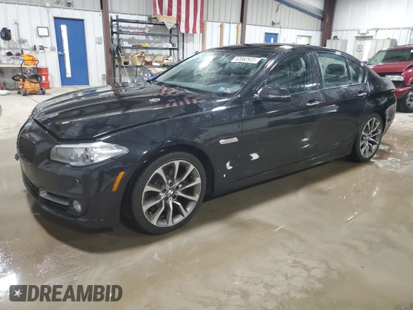 2016 BMW 5 Series 528i xDrive with VIN WBA5A7C53GG146863, listed as a Copart auction lot 52682925 with 162,383 mi miles and Salvage Title. Bid and sale history available at carsss.com. Image 1.