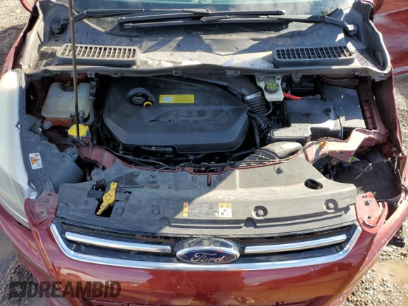 2014 Ford Escape Titanium with VIN 1FMCU9JXXEUB26489, listed as a Copart auction lot 50078885 with 140,043 mi miles and Salvage Title. Bid and sale history available at carsss.com. Image 12.