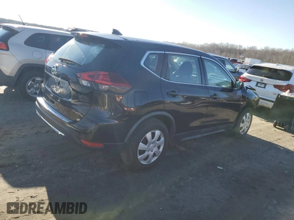 2018 Nissan Rogue S with VIN JN8AT2MT8JW456326, listed as a Copart auction lot 43208555 with 134,200 mi miles and Salvage Title. Bid and sale history available at carsss.com. Image 3.