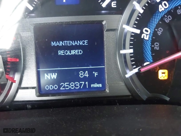 2017 Toyota 4Runner SR5 with VIN JTEBU5JR9H5437934, listed as a IAAI auction lot 41755278 with 258,371 mi miles. Bid and sale history available at carsss.com. Image 15.