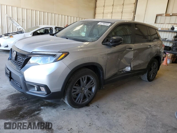 2021 Honda Passport EX-L with VIN 5FNYF7H54MB008281, listed as a Copart auction lot 50746845 with 77,559 mi miles and Salvage Title. Bid and sale history available at DreamBid. Image 1.