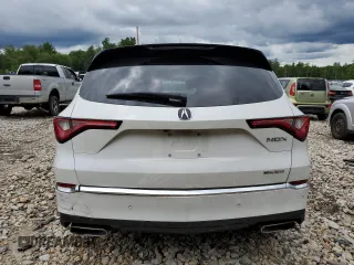 2023 Acura MDX w/Advance Package with VIN 5J8YE1H8XPL020139, listed as a Copart auction lot 58213504 with 0 mi miles and Salvage Title. Bid and sale history available at carsss.com. Image 6.